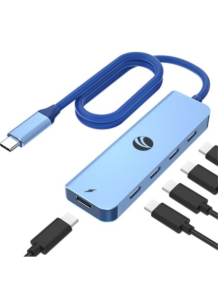 CUE39 Type-C To Hdmi(4K@60Hz)+Hdmi(1080P@60Hz)+Usb3.0+SD2.0+TF2.0+Pd 3.0 100W Çoklayıcı