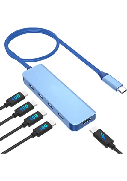 CUE39 Type-C To Hdmi(4K@60Hz)+Hdmi(1080P@60Hz)+Usb3.0+SD2.0+TF2.0+Pd 3.0 100W Çoklayıcı