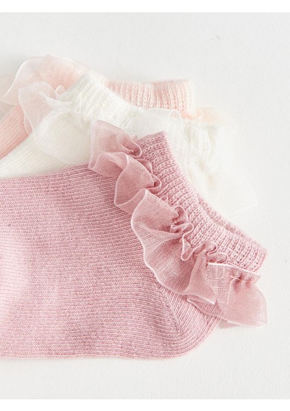 Baby Kız Bebek Patik Çorap 3'lü modelleri