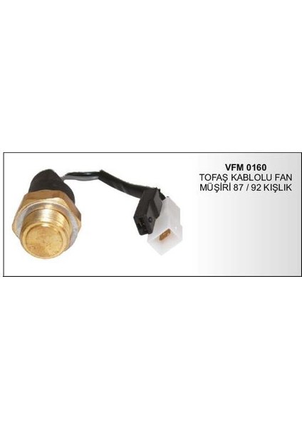 Fan Müşürü Kablolu Doğan Şahin Kartal 87C / 92C Kışlık 4413842 VFM0160 Vertex