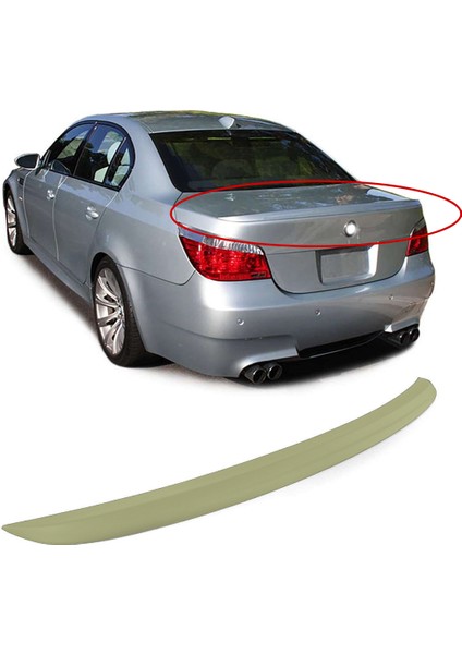 Bmw E60 Bagaj Üstü Spoiler Spoyler Ithal Boyasız