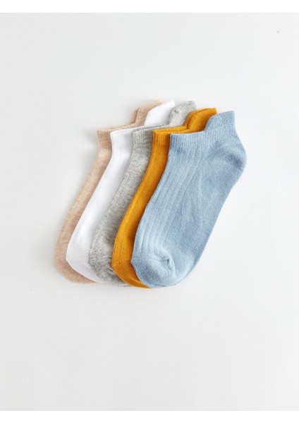 Kids Basic Erkek Çocuk Patik Çorap 5'li