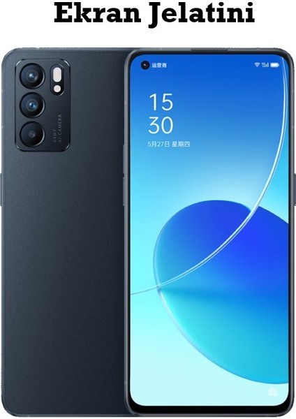 Oppo Reno 6 5g Uyumlu Ön Body Şeffaf Ultra Ekran Koruyucu Nano Jelatin
