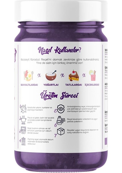 Karadut Reçeli 400 gr fiyatları