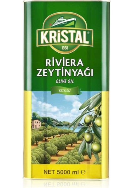 Riviera Zeytinyağı Teneke 3 x 5 L