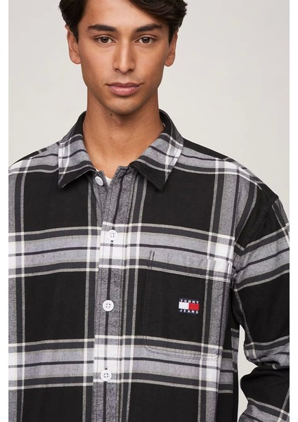 Tommy Hilfiger Tjm Bold Check Overshırt Ext