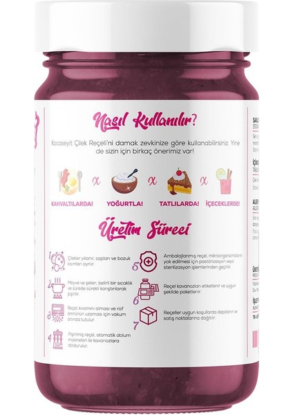 Çilek Reçeli 400 gr fiyatları