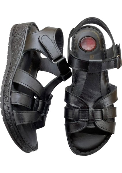 Tam Ortopedik Deri Kadın Sandalet Deri Sandalet Rubinleather modelleri