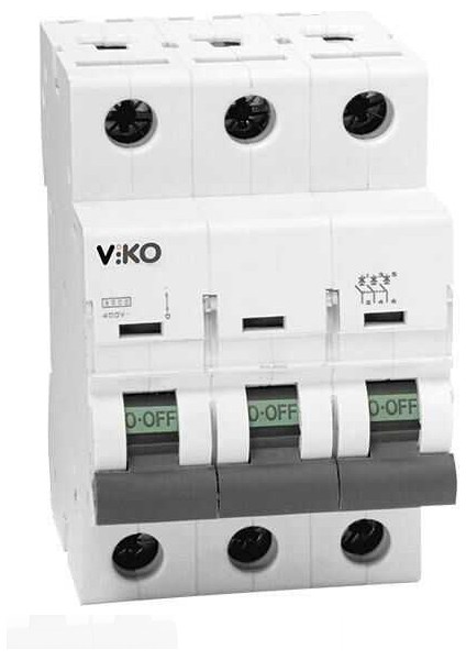 6VTB-3C16 Trifaze 3X16A C Tipi Otomatik Sigorta 6ka