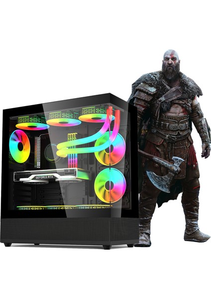 Xgaming Kratos I7-12700F 32GB 1tb M.2 Nvme Rtx 3080 10GB 240MM Sıvı Soğutmalı 700W Psu Oyuncu Masaüstü Bilgisayarı