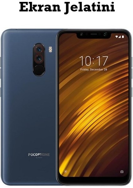 Xiaomi Pocophone F1 Uyumlu Ön Body Şeffaf Ultra Ekran Koruyucu Nano Jelatin