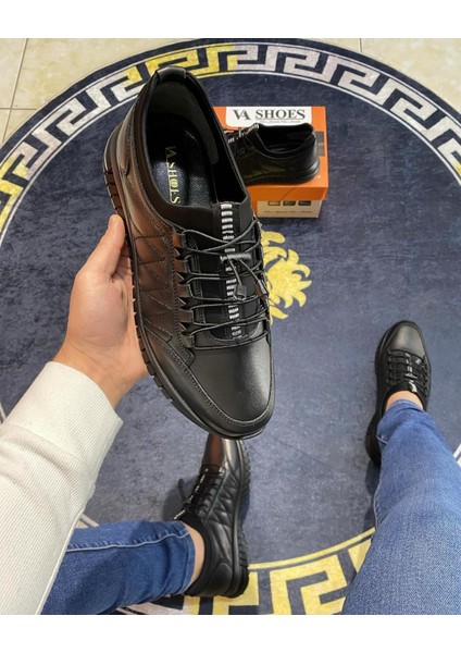 Deri Kauçuk Taban Günlük Ayakkabı 2105 fırsatları
