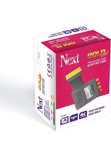 Next & Nextstar Plus Gold Quattro Lnbf
