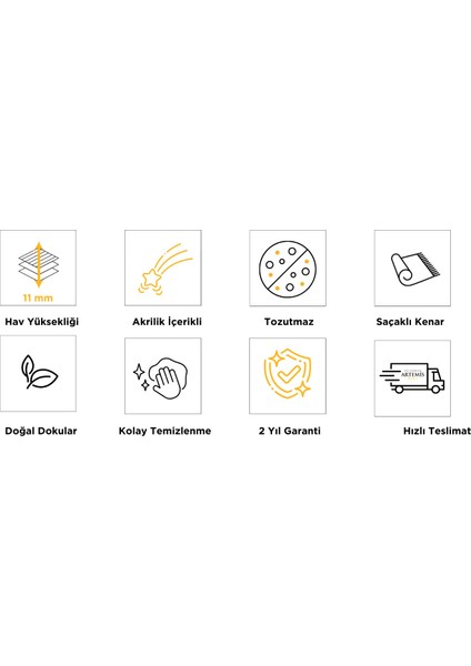 Murano 06430b Gri Modern Saçaklı Yün Halı indirimleri