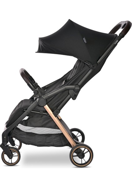 Loret Otomatik Katlanan Kabin Boy Ikiz & Travel Set Bebek Arabası - Black fırsatları