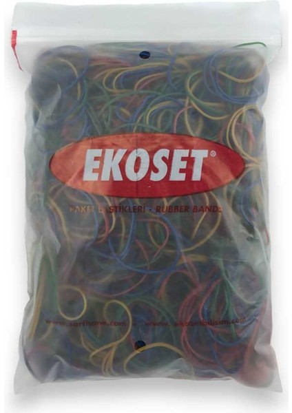 500 Adet Renkli Para Lastiği 70 mm Doğal Kauçuk Malzeme ile Dayanıklı ve Esnek