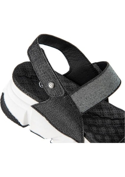 Keid 31187-430 Anatomik Taban Kadın Sandalet Siyah 36-40