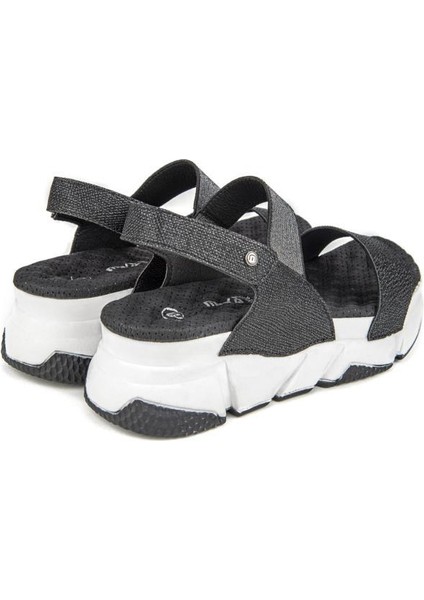 Keid 31187-430 Anatomik Taban Kadın Sandalet Siyah 36-40