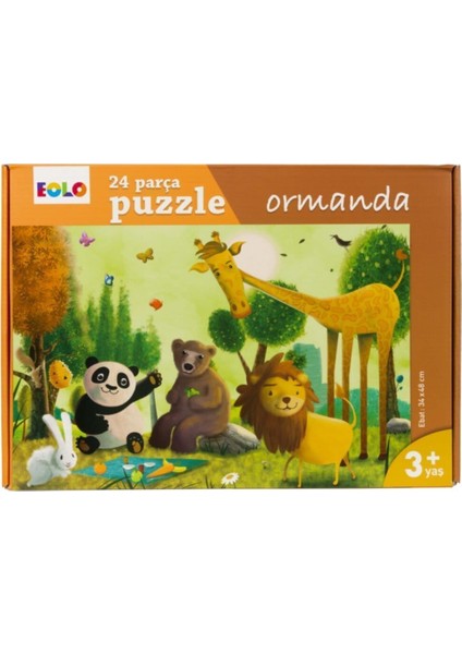 Ormanda 24 Parça Yer Puzzle