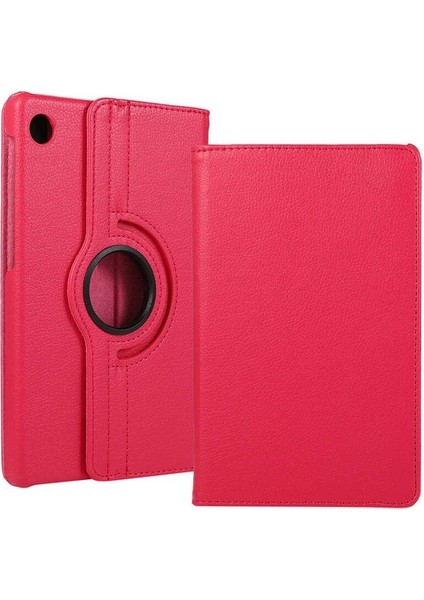 Samsung Galaxy Tab A9 Plus Kılıf 360 Derece Dönebilen Yatay ve Dikey Standlı Dönerli Deri Tablet Kılıfı (Model SM-X210)