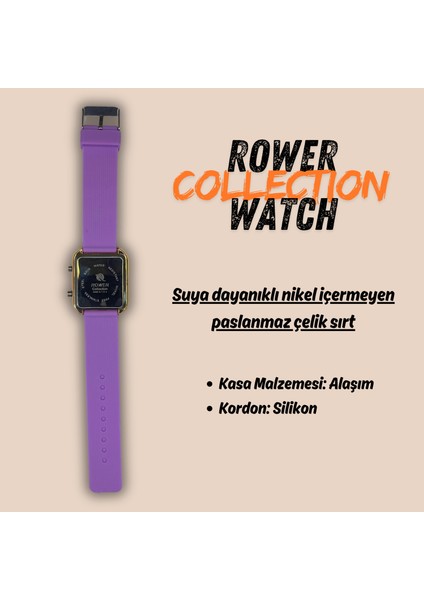 Akıllı Saat Görünümlü Dijital LED Ekran Silikon Kordon Suya Dayanıklı Kol Saat fırsatları