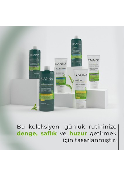 Yüz Peelingi C Vitaminli Yeşil ÇaylıBambulu 200ml