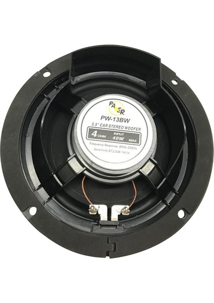 Powermaster PW-13BW 4 Ohm 40 Watt 13 cm Tekli Hoparlör Bmw Araçlar Için Kapı Hoparlörü Tekli
