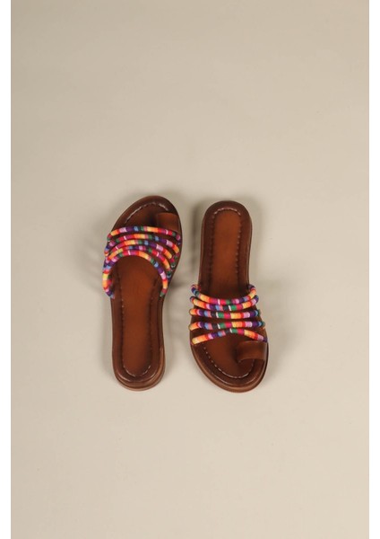 Rainbow Biyeli Terlik Multi indirimleri