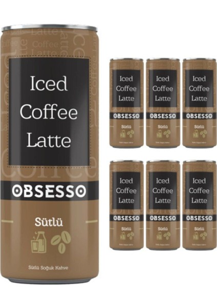 Obsesso Iced Coffee Latte 250 ml * 12 Adet