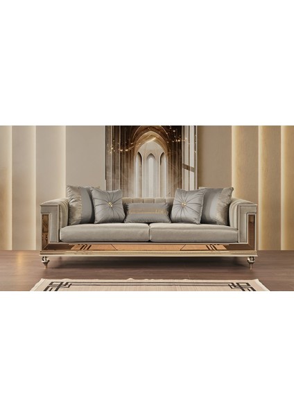 Niyazi Güneş Mobilya Asiyan Triple Sofa ( Art Deco )