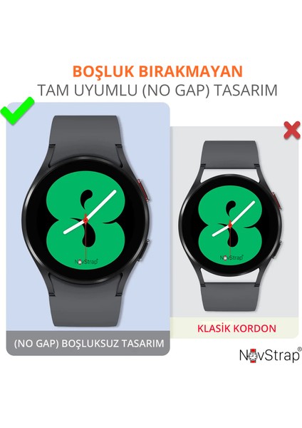 Samsung Galaxy Watch 7 6 5 Pro 4 Fe 40 42 43 44 45 46 47 Mm Uyumlu Kordon Tam Kapatan Pimli Silikon fırsatları