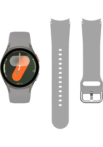 Samsung Galaxy Watch 7 6 5 Pro 4 Fe 40 42 43 44 45 46 47 Mm Uyumlu Kordon Tam Kapatan Pimli Silikon