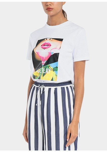 Baskılı Kısa Kollu T-Shirt