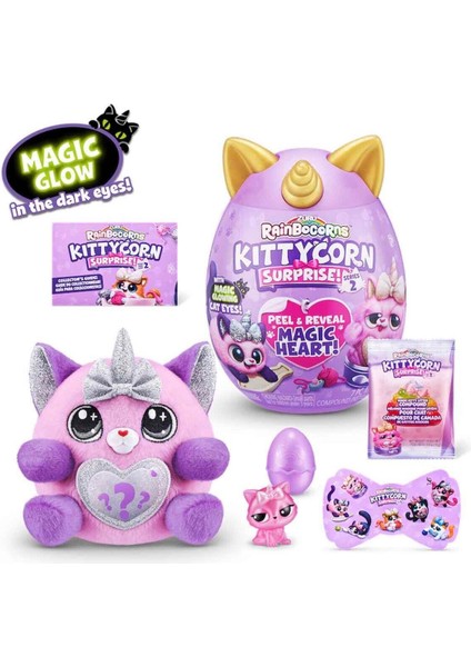 Rainbocorns Kittycorn Bow Lisanslı Sürpriz Seri 2 Orijinal Ürün