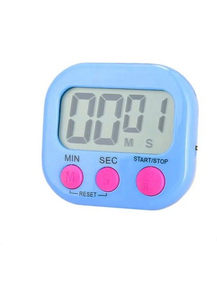 Dijital Ekranlı Alarmlı Mıknatıslı Mutfak Zamanlayıcı Fırın Timer