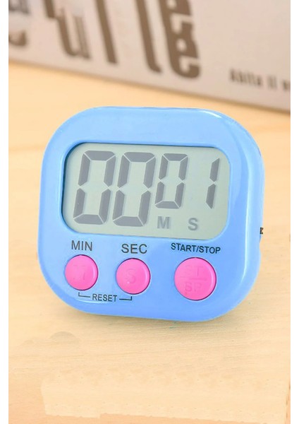 Dijital Ekranlı Alarmlı Mıknatıslı Mutfak Zamanlayıcı Fırın Timer