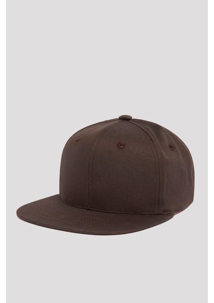 Basic Street Snapback Hiphop Cap Kahve Şapka