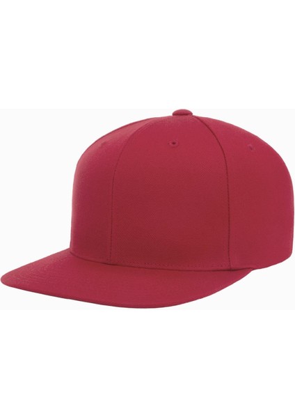Basic Street Snapback Hiphop Cap Bordo Şapka