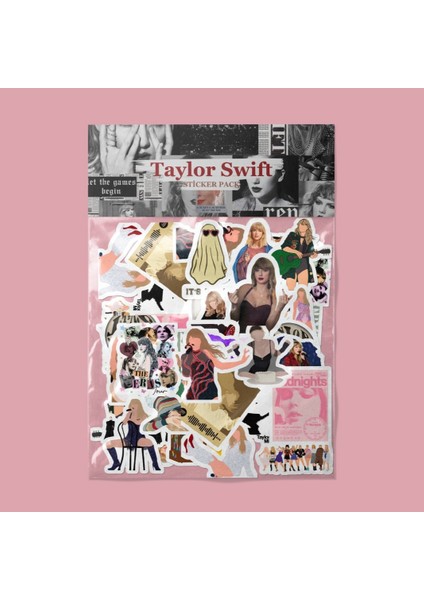 Taylor Swift Sticker Paketi /bullet Journal Defter Çıkartma Ajanda Laptop Etiket