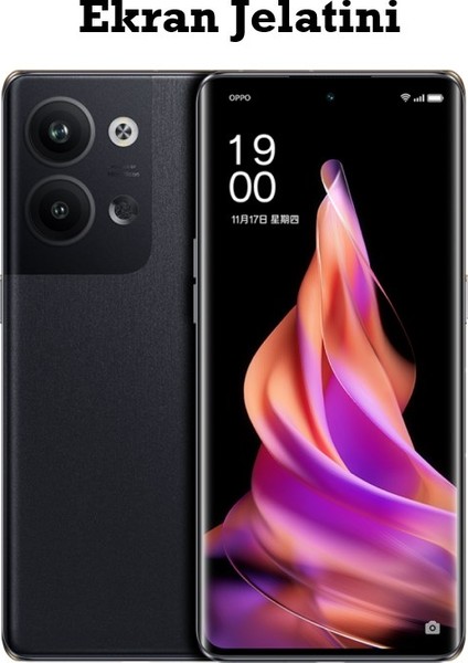 Oppo Reno9 Pro Uyumlu Ön Body Şeffaf Ultra Ekran Koruyucu Nano Jelatin