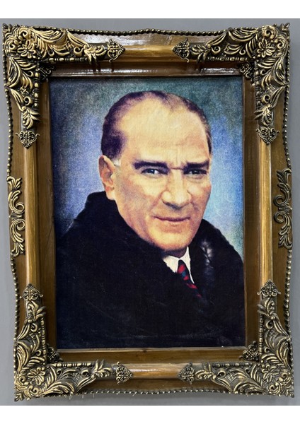 Klas Cam Ahşap Çerçeveli Halı Dokuma Tablo