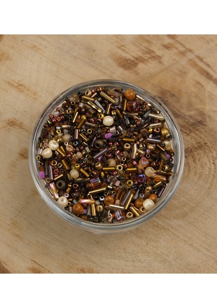 Prestij Candy Karışık Model Cam Boncuk Kahve Renk Tonları fiyatları