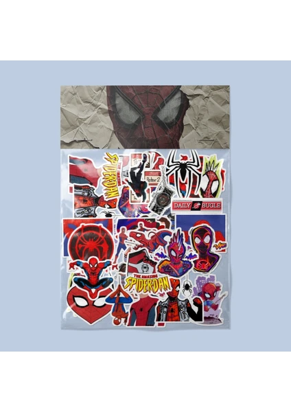 Spiderman, Örümcek Adam Sticker Paketi / Bullet Journal Defter Çıkartma Ajanda Laptop Etiket