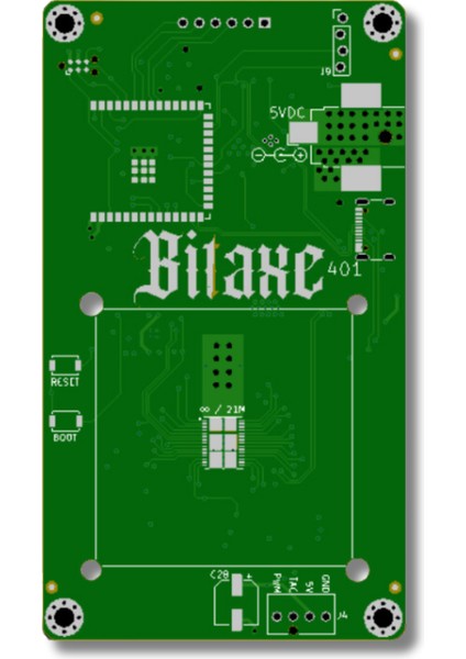 Bitaxe Supra 401 Asıc BM1368 Pcb Devre Kartı