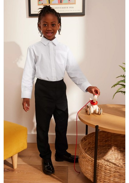 Rahat Esnek Dokuma Kumaş Eşofman Belli Yüksek Bel Trend Çocuk Okul Pantolonu fiyatları