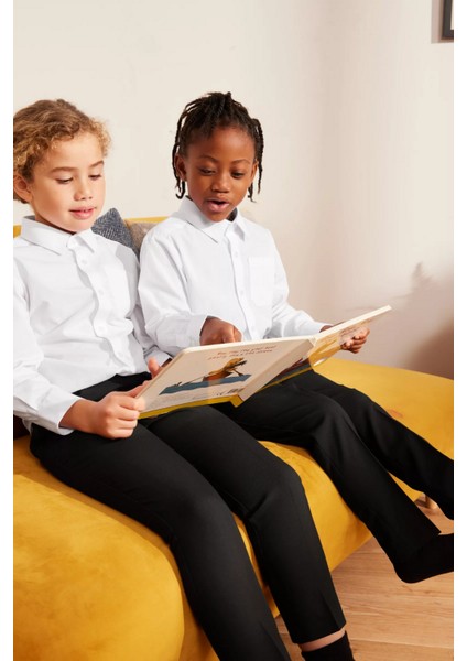 Rahat Esnek Dokuma Kumaş Eşofman Belli Yüksek Bel Trend Çocuk Okul Pantolonu modelleri