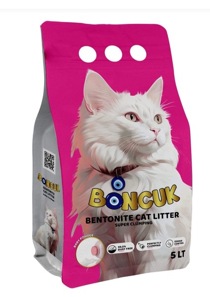 Pudralı Kedi Kumu 5 Lt