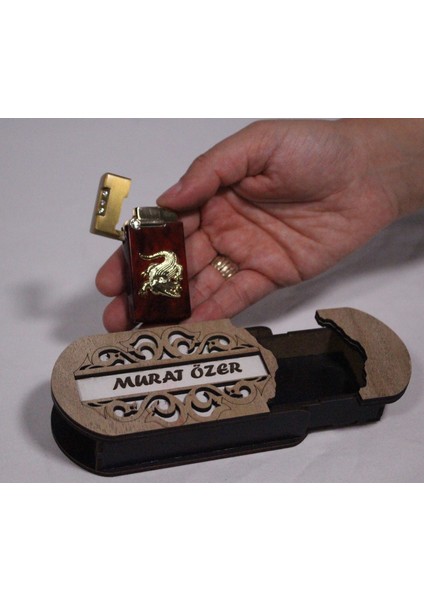 Çakmak Kişiye Özel Isim Yazılı ve Mdf Tasarım Kutulu NO:122 modelleri