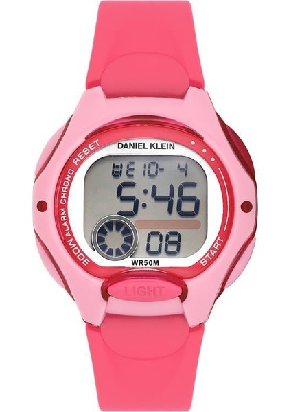 Danıel Kleın DK.2129-3 Pembe Silikon Kordon Dijital Çocuk Kol Saati