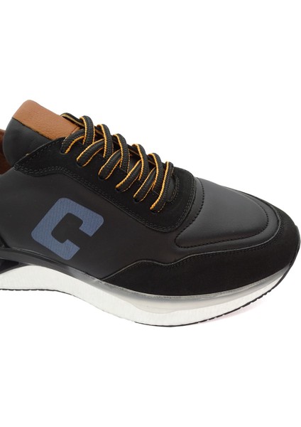 Letao Erkek Iç Dış Deri Ekstra Yumuşak Köpük Taban Sneaker Ayakkabı indirimleri